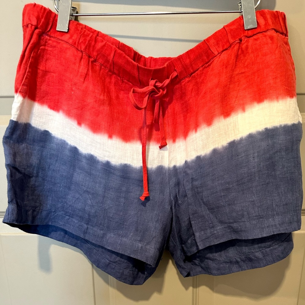 vineyard vines tie dye Americana linen shorts 🇺🇸